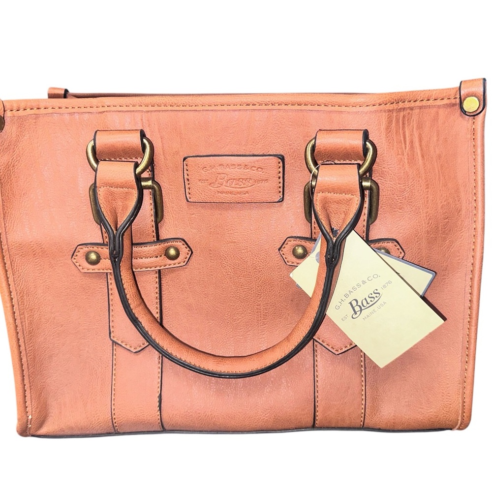 Bass Women's Brown Leather Satchel
